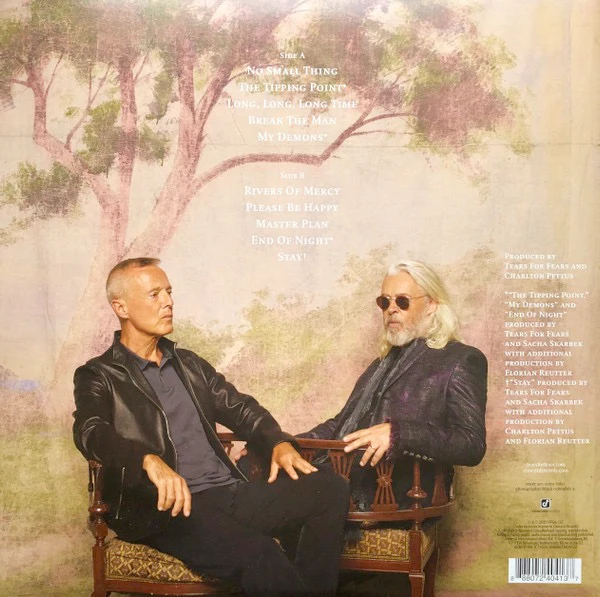 TEARS FOR FEARS, The Tipping Point (Concord Records ; 00888072404137, Europe 2022, Gatefold, Inner, Black Vinyl.) LP EX/EX - Image 2