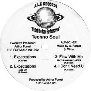 TECHNO SOUL, Expectations (A.L.F. Records; ALF-001-EP, US 1992) 12" /VG