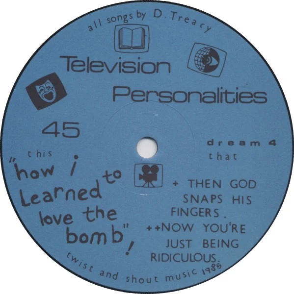 TELEVISION PERSONALITIES, How I Learned To Love The Bomb (Dreamworld; DREAM 004, UK 1986, Picture Sleeve) 12" EP G+/G - Image 3