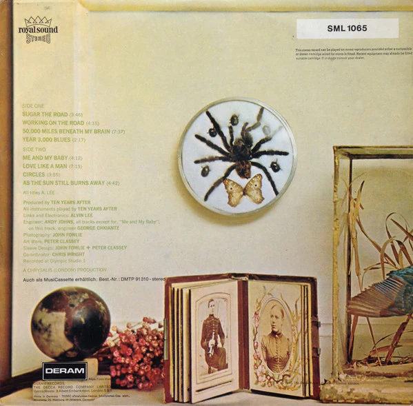 TEN YEARS AFTER, Cricklewood Green (Deram; SML 1065, Germany 1970, Laminated Gatefold Sleeve, Company Inner) LP VG/G+ - Image 2