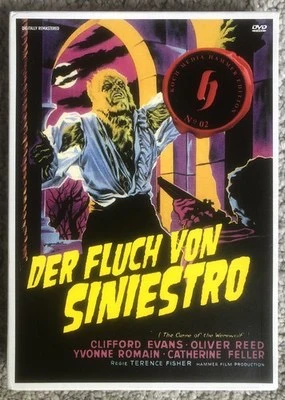 TERENCE FISHER, OLIVER REED, Curse of the Werewolf (Der Fluch von Siniestro) (Koch Media; DVM000344D, Germany , Slipcase, Booklet) DVD VG+/VG+