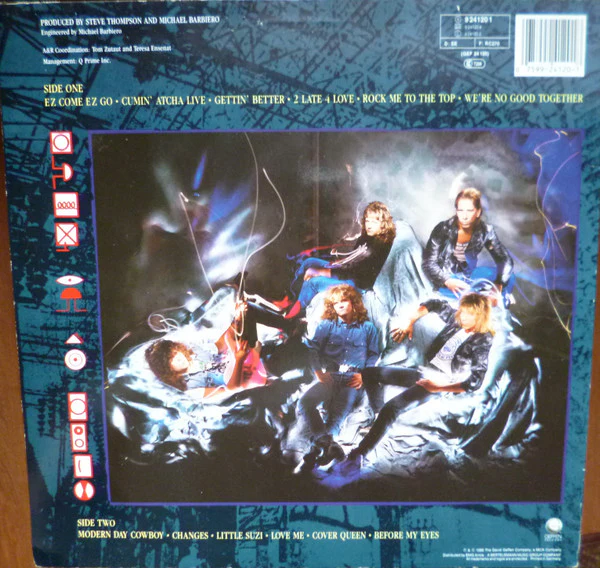 TESLA, Mechanical Resonance (Geffen Records; 924 120.1, Europe 1986, No Inner, GEMA/ BIEM Box on Label) LP VG+/VG+ - Image 2