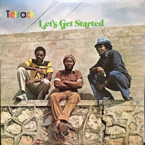 TETRACK, Let's Get Started (Message; , Jamaica 1970s) LP VG+/VG+