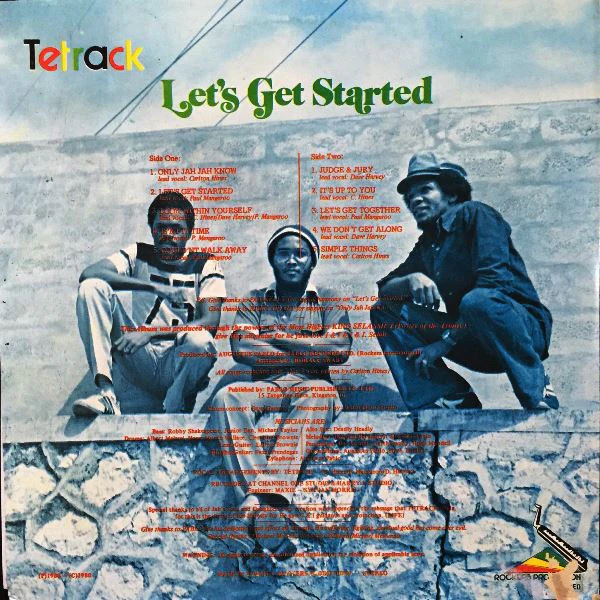 TETRACK, Let's Get Started (Message; , Jamaica 1970s) LP VG+/VG+ - Image 2