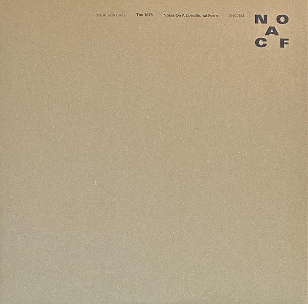 THE 1975, Notes On A Conditional Form (Dirty Hit; DH00753, USA & Europe 2020, Gatefold, 2 Inners, Clear Vinyl) 2xLP VG+/VG+