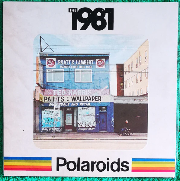 THE 1981, Polaroids (Dandy Boy Records; DBR-021, US 2022, Fold Over Sleeve, Lathe Cut, Limited Edition of 20, Blue Vinyl) 7" EX/EX