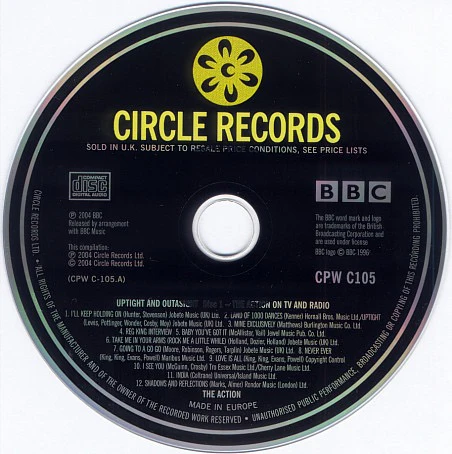 THE ACTION, Uptight And Outasight (Circle Records; CPW C105, UK 2004, Mono) 2xCD VG+/VG+ - Image 3