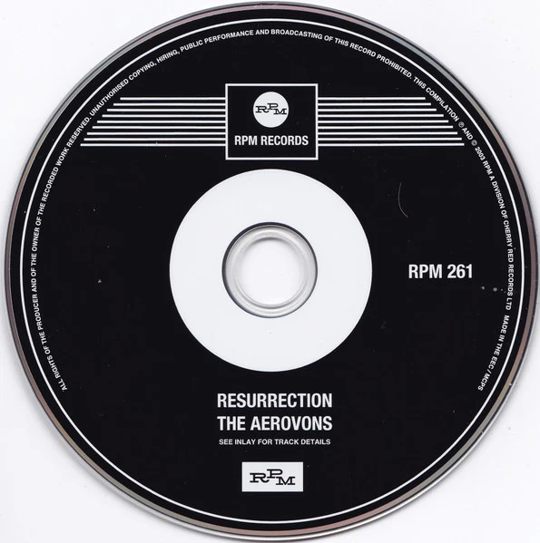 THE AEROVONS, Resurrection (RPM Records; RPM 261, UK 2003, Jewel Case, Booklet) CD G+/VG - Image 3