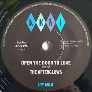THE AFTERGLOWS, I'm A Good Woman / Open The Door To Love (Kent Select; CITY 108, UK 2025) 7" /EX - Image 2