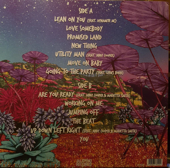THE ALLERGIES, Promised Land (Jalapeno Records; JAL356V, UK 2021, Insert, Pink Vinyl) LP EX/EX - Image 2