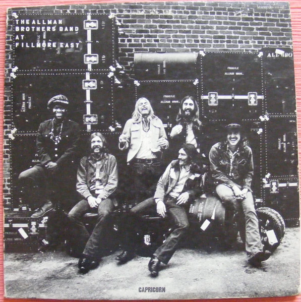 THE ALLMAN BROTHERS BAND, The Allman Brothers Band At Fillmore East (Capricorn Records; SD 2-802, US 1971, Gatefold, Presswell Pressing) LP VG/VG