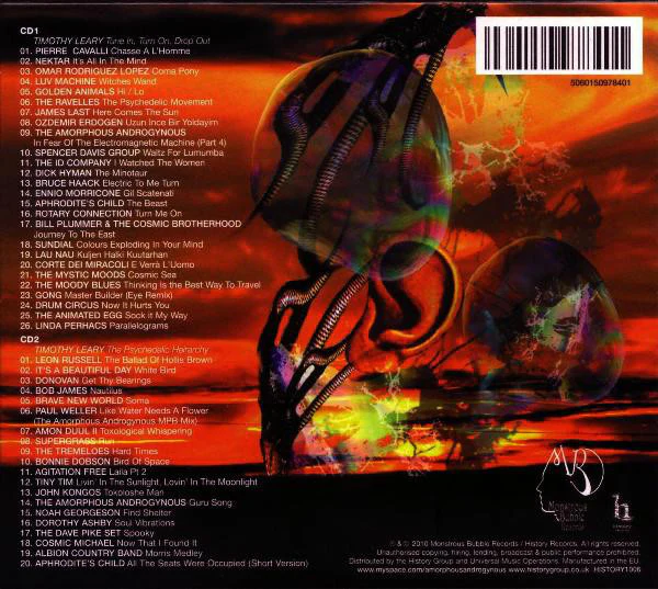 THE AMORPHOUS ANDROGYNOUS, A Monstrous Psychedelic Bubble Exploding In Your Mind Vol 3 - The 3rd Ear (History Records; HISTORY1006, Europe 2010, Slipcase, Booklet) 2xCD VG+/VG+ - Image 2