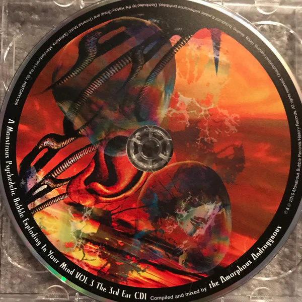 THE AMORPHOUS ANDROGYNOUS, A Monstrous Psychedelic Bubble Exploding In Your Mind Vol 3 - The 3rd Ear (History Records; HISTORY1006, Europe 2010, Slipcase, Booklet) 2xCD VG+/VG+ - Image 3