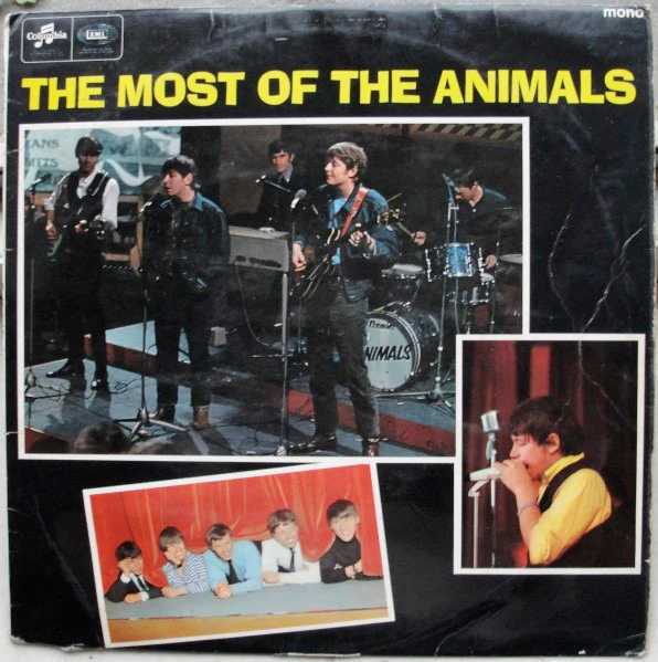 THE ANIMALS, The Most Of The Animals (Columbia; SX 6035, UK 1969 Reissue, Flipback Sleeve, Mono) LP VG/VG