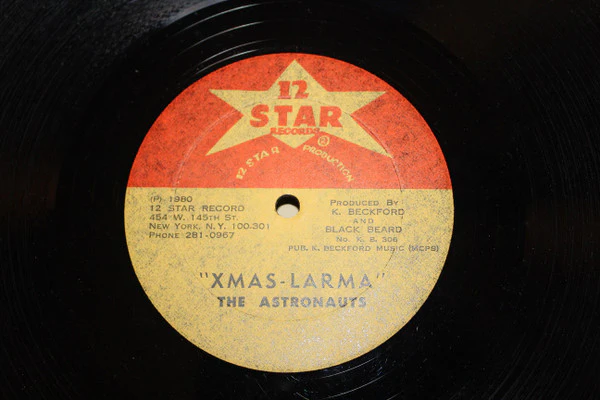 THE ASTRONAUTS / C. SMITH, X-Mas Larma / Stand Up (12 Star Records; K. B. 306, US 1980s), SALE - Up to 50% Off the Original Price  12" /VG+