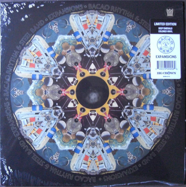 THE BACAO RHYTHM & STEEL BAND, Expansions (Big Crown Records; BC095-LP-C2, US 2021, Emerald Green Translucent Vinyl) LP VG+/VG+