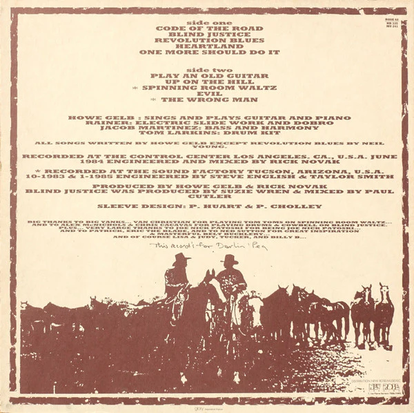 THE BAND OF BLACKY RANCHETTE, The Band Of Blacky Ranchette (New Rose Records; Rose 62, France 1985, Textured Sleeve), SALE - Up to 50% Off the Original Price LP VG+/VG+ - Image 2