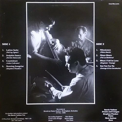 THE BARRIE NATHAN TRIO, Morning Songrise (Emal; BNT 1, UK 1986), SALE - Up to 50% Off the Original Price LP VG/VG - Image 2