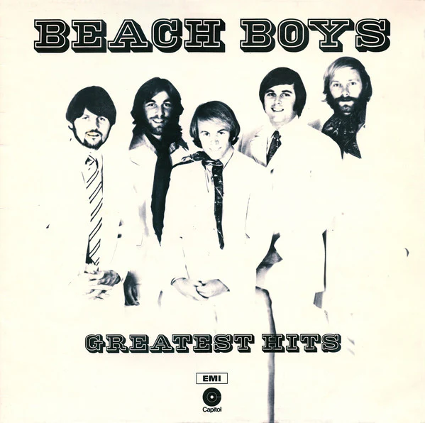 THE BEACH BOYS, Greatest Hits (Capitol Green; ST 21628, UK 1970, Laminated Front Sleeve, Made in England on Label Rim) LP VG+/VG