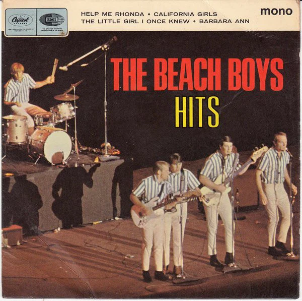 THE BEACH BOYS, Hits (Capitol; EAP1-20781, UK 1964, Laminated Flipback Sleeve, Mono) 7" EP VG+/VG