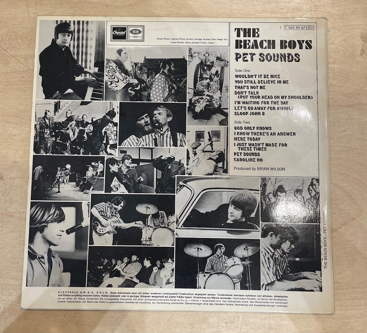 THE BEACH BOYS, Pet Sounds (Capitol Records; 1C 062-80 673, Germany 1969 Reissue, Duophonic for Stereo), SALE - Up to 50% Off the Original Price  LP VG/VG+ - Image 2