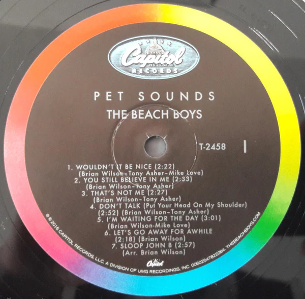 THE BEACH BOYS, Pet Sounds (Capitol Records ; 4782228, Europe 2016 Reissue, Single Sleeve, Mono, 180 Gram Vinyl) LP NEW/NEW - Image 3