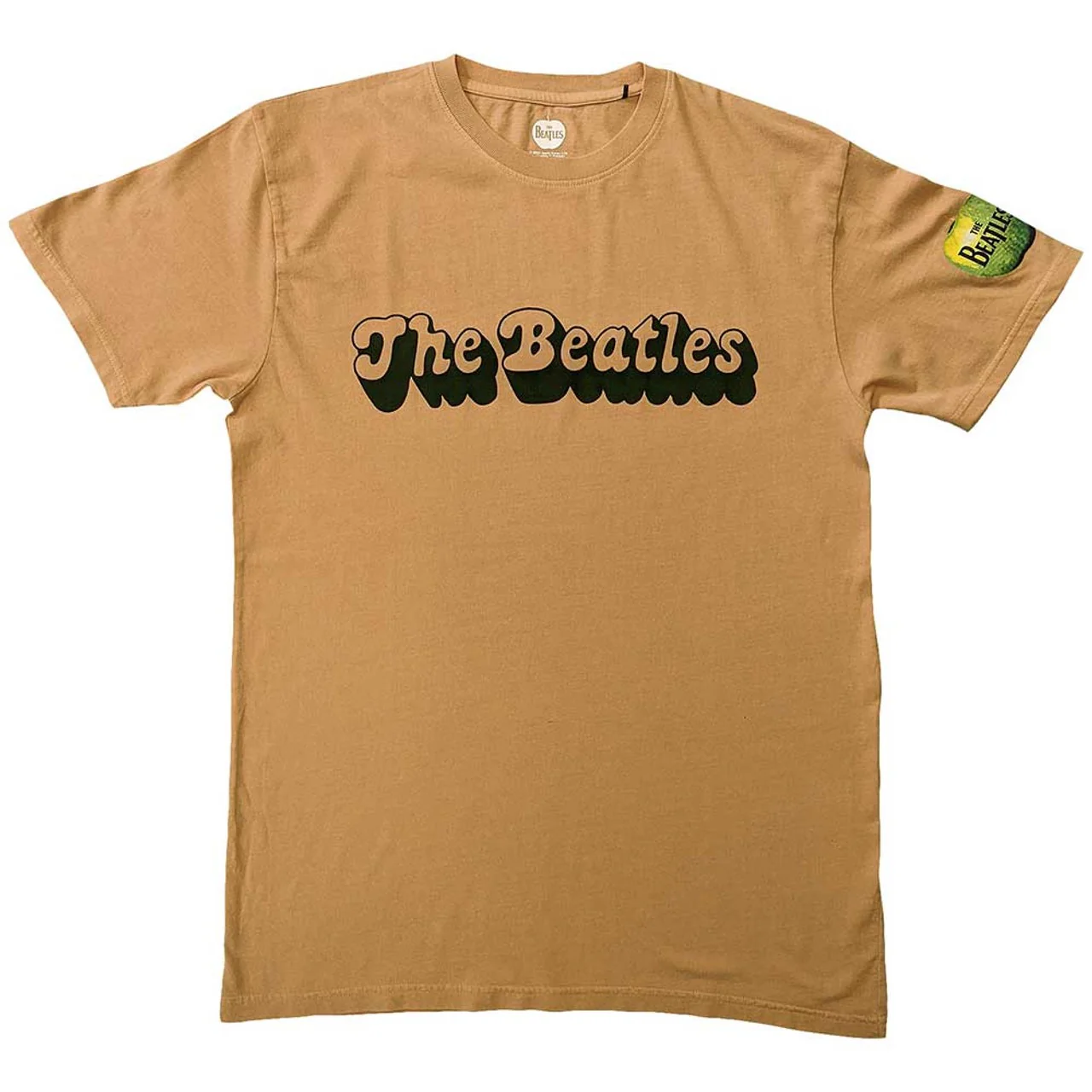 THE BEATLES, 70's Logo Sand T-Shirt M (, Europe ) Accessories NEW/NEW