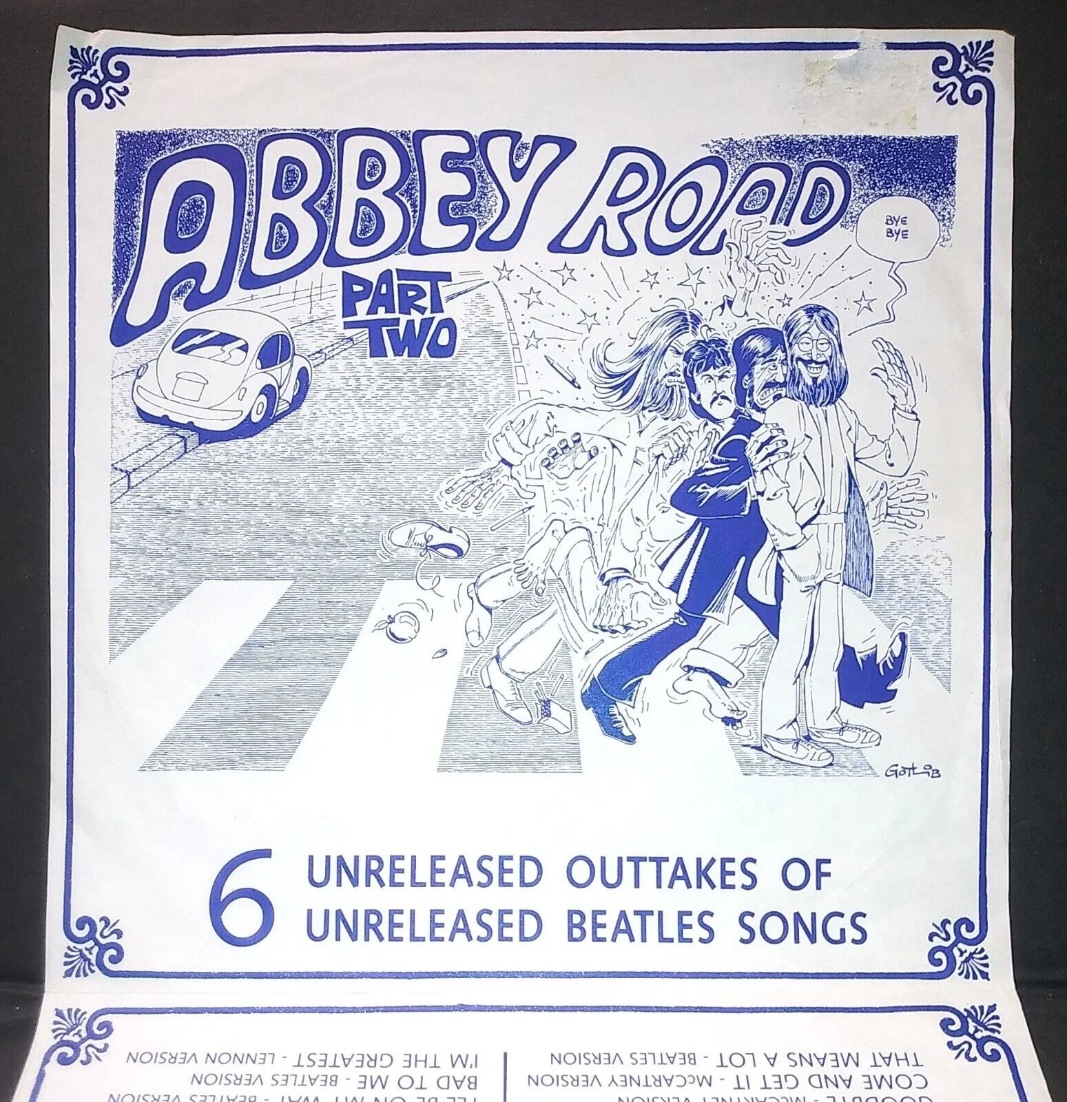 THE BEATLES, Abbey Road Part Two (Ree Ben Records; DH 3780, US , Fold Over Sleeve), SALE - Up to 50% Off the Original Price  7" EP VG+/EX