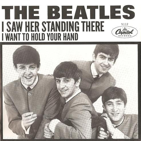 THE BEATLES, I Want To Hold Your Hand / I Saw Her Standing There (Capitol Records; 5112, US 1994 Reissue, Hype & Barcode Stickered Poly Outer), SALE - Up to 50% Off the Original Price  7" EX/EX - Image 2
