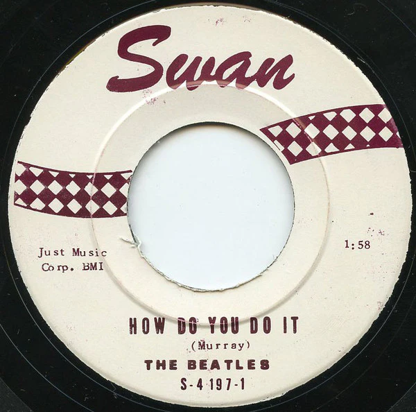 THE BEATLES, Komm Gib Mir Deine Hand (I Want To Hold Your Hand) / How Do You Do It (Swan; 4197, US 1978, Plain Sleeve, Unofficial Release), SALE - Up to 50% Off the Original Price 7" /VG - Image 2