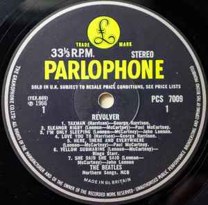 THE BEATLES, Revolver (Parlophone; PCS 7009, UK 1966, Laminated Front Flipback Sleeve, First stereo issue, Misprint with Dr. Robert on label and cover, No KT) LP VG/VG - Image 3