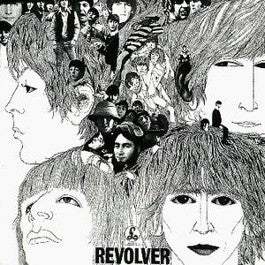 THE BEATLES, Revolver (Parlophone ; PCS 7009, UK 1973 Reissue, Laminated Sleeve, 2 EMI Box EMI RIM G & L sleeve) LP VG/G+