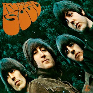 THE BEATLES, Rubber Soul (Parlophone Silver/Black - Two EMI Boxes, EMI at Start on Label Rim; PCS 3075, UK 1976 Reissue, Laminated Front Sleeve, Stereo, Made in France on Label Rim) LP VG/VG