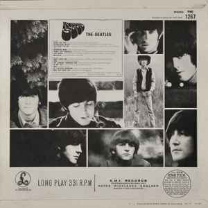 THE BEATLES, Rubber Soul (Parlophone Black/Yellow; PMC1267, UK 1965, Flipback Sleeve, 2nd Pressing Mono, XEX579-5 XEX580-5, Serif Font, No Tax Code) LP VG/G - Image 2