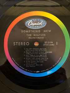 THE BEATLES, Something New (Capitol Records; ST 2108, US 1964, Front Pasteback Sleeve, Scranton Pressing) LP G+/VG - Image 3