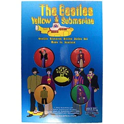 THE BEATLES, Yellow Submarine Badge Pack (5x badges; , UK ) Accessories NEW/NEW