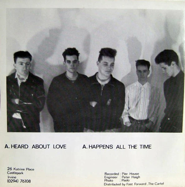 THE BIG GUN, Heard About Love / Happens All The Time (Hi-Fibre ; ATOH 001, UK 1987, Picture Sleeve, No Insert) 7" VG/VG+ - Image 2