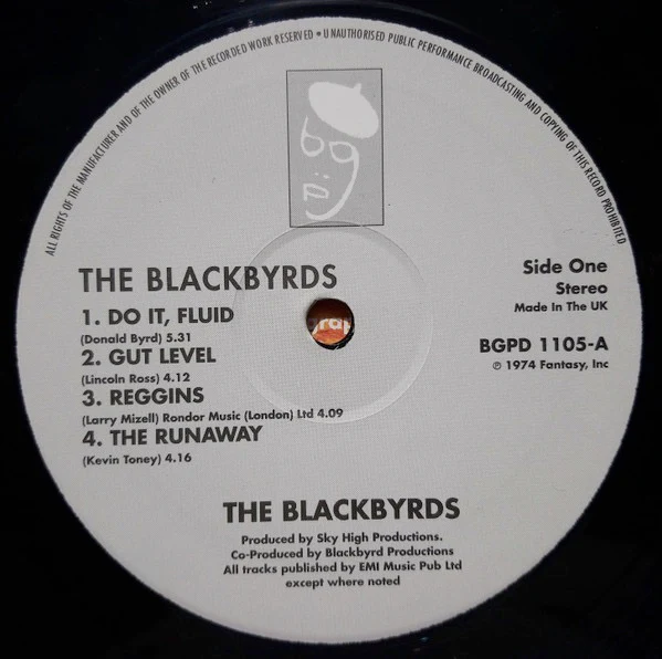 THE BLACKBYRDS, Blackbyrds (Fantasy; BGPD 1105, UK 1990s Reissue, Gatefold) LP VG/VG - Image 3