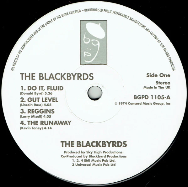 THE BLACKBYRDS, The Blackbyrds (BGP Records; BGPD 1105, UK 2023 Reissue) LP NEW/NEW - Image 3