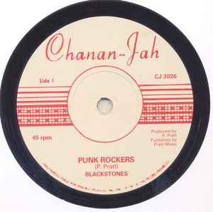 THE BLACKSTONES, Punk Rockers / Open The Gates (Chanan-Jah; CJ 3026, UK 1980s, Picture Sleeve) 12" VG/VG - Image 3