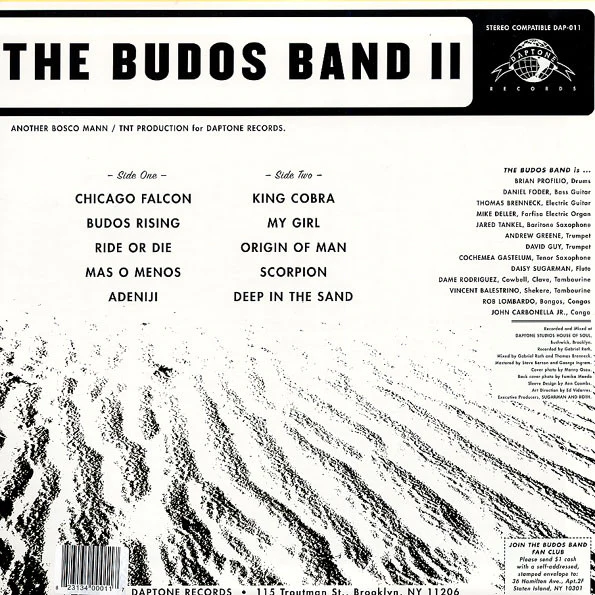 THE BUDOS BAND, The Budos Band II (Daptone Records; DAP-011, US 2009 Reissue, Pasteback Sleeve) LP VG+/VG+ - Image 2