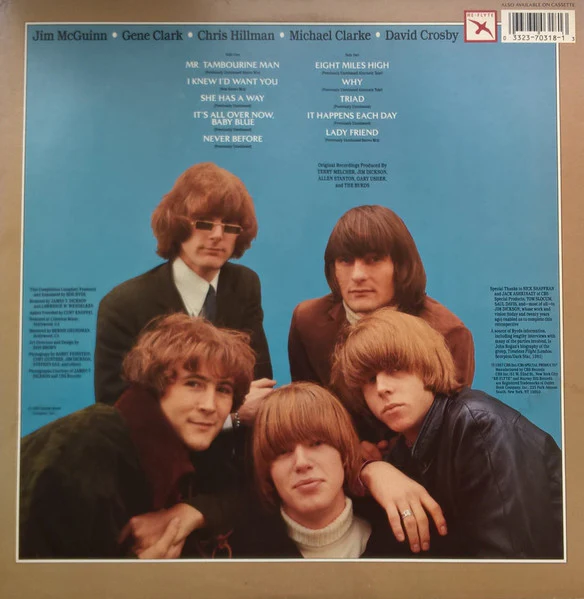 THE BYRDS, Never Before (Re-Flyte; MH 70318, US 1987, Insert) LP VG+/VG - Image 3