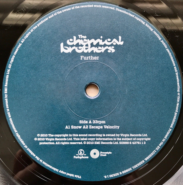 THE CHEMICAL BROTHERS, Further (Parlophone; 6325301, UK & Europe 2010, Gatefold) 2xLP VG/VG - Image 3