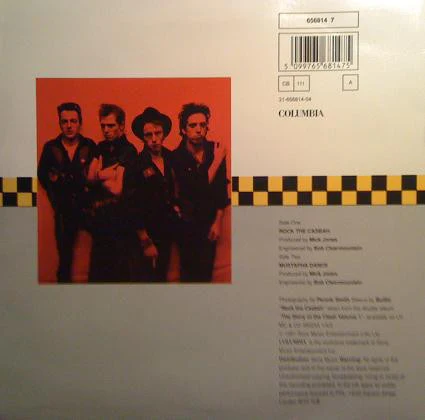THE CLASH, Rock The Casbah / Mustapha Dance (Columbia ; 656814 7, UK 1991 Reissue, Picture Sleeve) 7" VG/VG - Image 2