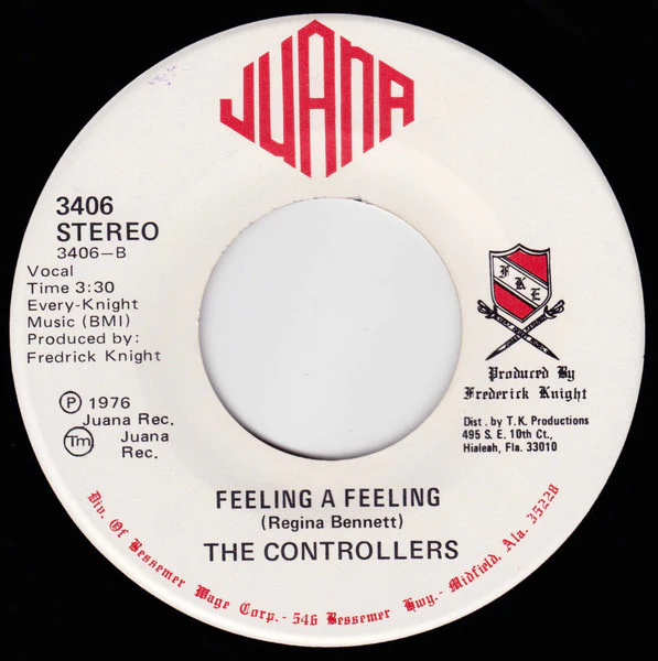 THE CONTROLLERS, The People Want Music / Feeling A Feeling (Juana; 3406, US 1976) 7" /VG - Image 2