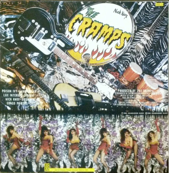 THE CRAMPS, Smell Of Female (Big Beat; NED 6, UK 1983, 45 rpm on Left of Label) LP VG/G+ - Image 2