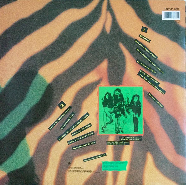 THE CRAMPS, Stay Sick! (Enigma; ENVLP 1001, UK 1990, Inner) LP G/VG+ - Image 2