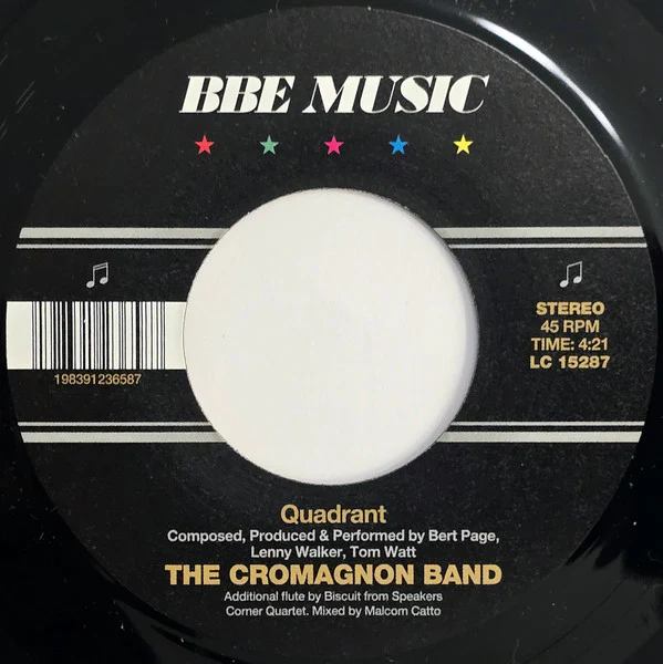 THE CROMAGNON BAND, Bad Night/ Quadrant (BBE Music; BBE787ALP, UK 2024), SALE - Up to 50% Off the Original Price  7" /EX - Image 2