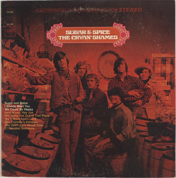 THE CRYAN' SHAMES, Sugar & Spice (Columbia; CS 9389, US 1960s Reissue, Pasteback Sleeve, 1H Runouts), SALE - Up to 50% Off the Original Price  LP VG+/VG