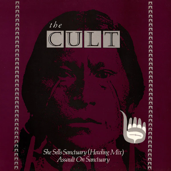 THE CULT, She Sells Sanctuary (Howling Mix) / Assault On Sanctuary (Beggars Banquet "This Side..." Twice; Beg 135tp, UK 1985, Picture Sleeve) 12" VG/VG+